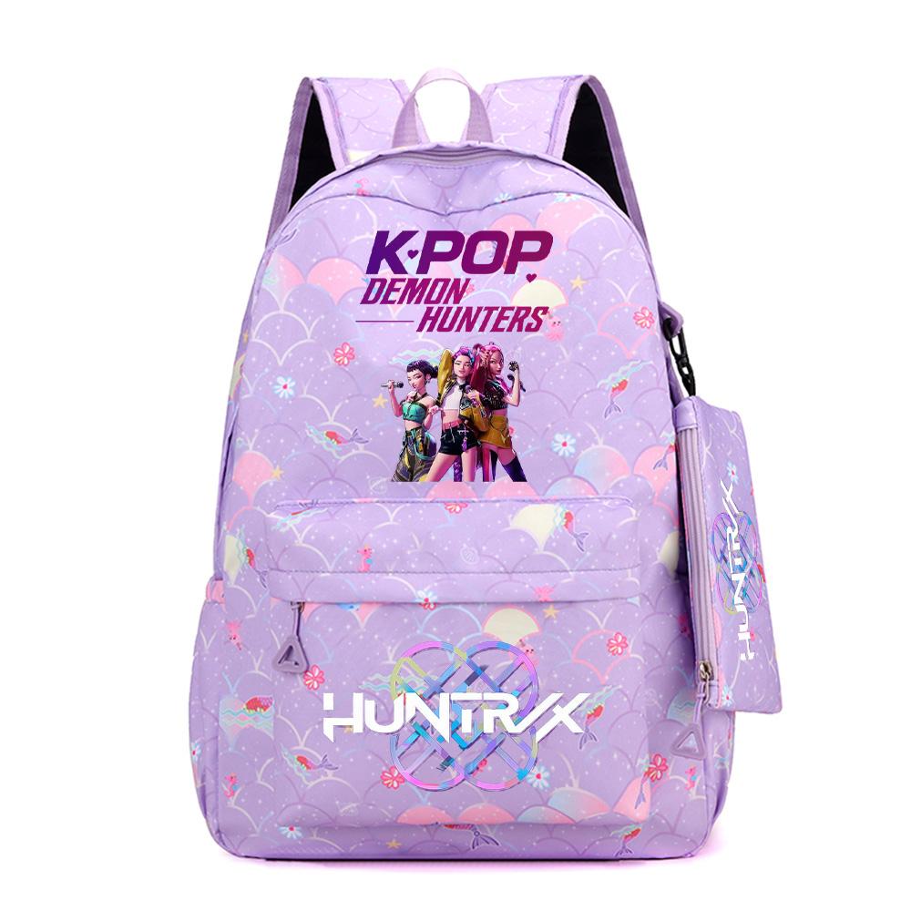 3 шт./компл. Милый рюкзак с принтом K-pop, сумка, пенал для подростка, студента, девочки, мальчика, школьный рюкзак, детский рюкзак, большая вместимость, дорожная сумка, подарок, Mochila