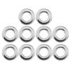 10Pcs 15.7mm Leather Grommets Alloy Double Sided Round Metal Grommets Eyelets for Shoelace Belt
