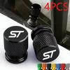 Для ST LINE stline Focus 2 3 1 MK2 MK3 MK1 Fusion Everest Escape Explorer 4 шт. Колпачки клапанов колес автомобиля Пылезащитные колпачки