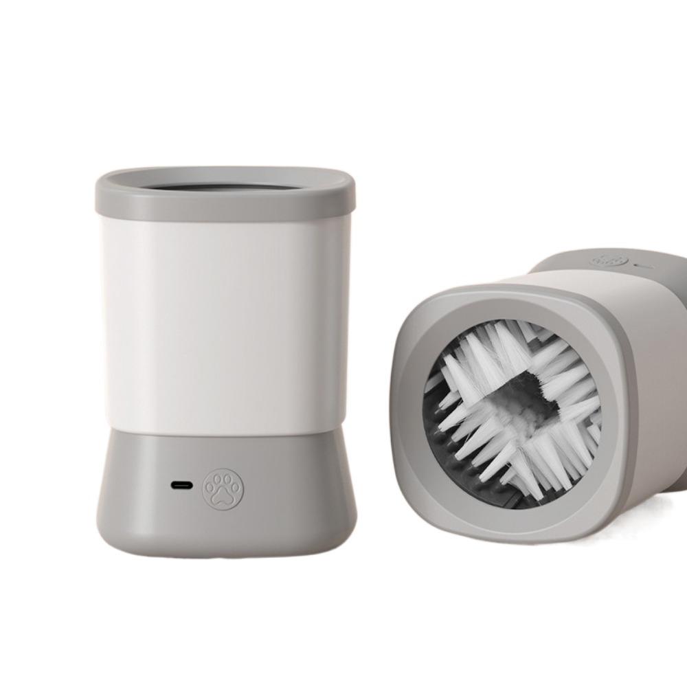 Removable Design Automatic Pet Foot Washer Intelligent Cleaning Electric Powered Pet Paw Cleaner Usb Charging Quick Low Noise