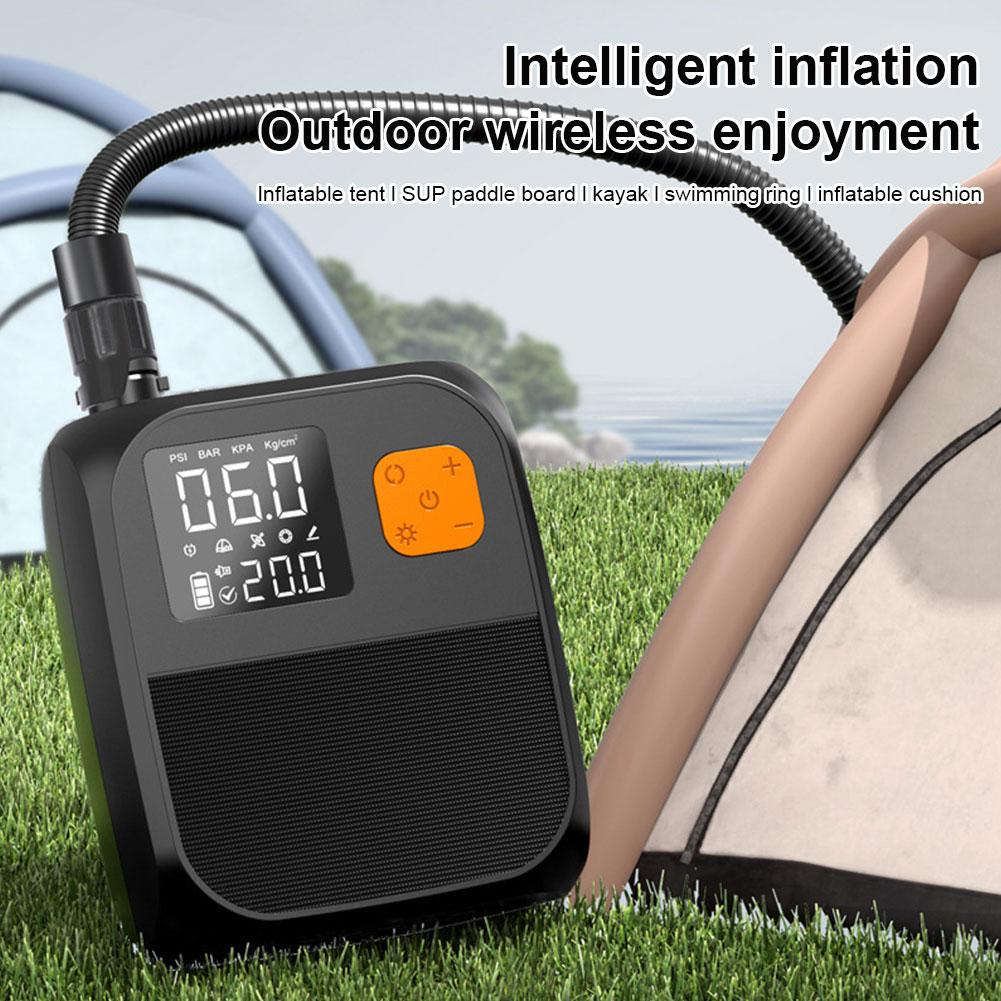 Беспроводной воздушный насос 8000 мАч электрический лопастной насос перезаряжаемый двухступенчатый надувной портативный электрический насос для каяков Wind Win J7X1