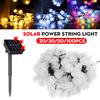 20-100 шт. светодиодная гирлянда на солнечной энергии, сказочный свет, прополка сада, открытый Хэллоуин, домашний декор, сделай сам