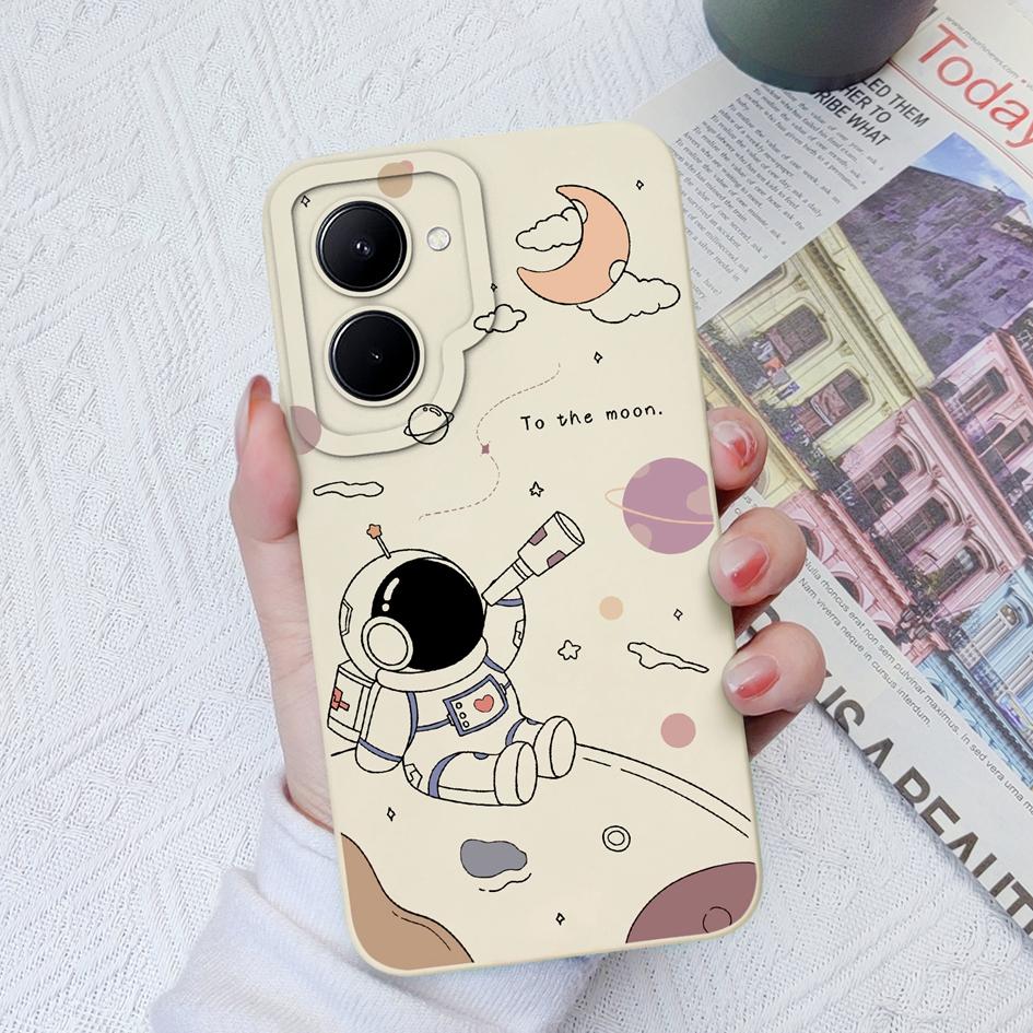 Чехол для Realme C11 C12 C15 C17 C20 C30 C33 C35 C55, роскошный матовый астронавт, жидкий силикон, мягкая задняя крышка для OPPO Realme GT Coque Fundas, бампер