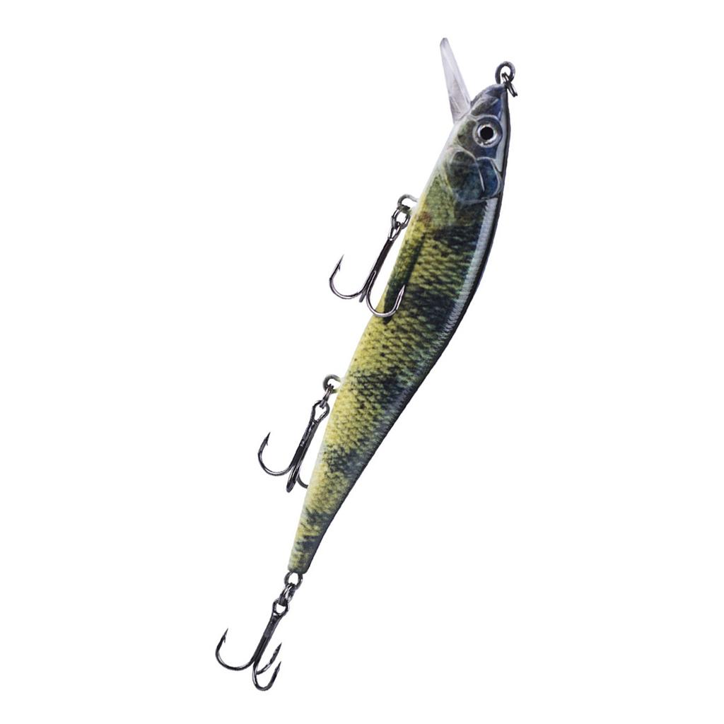 Hard Fishing Lures Sinking Minnow Swing Bait with 3D Realistic Eyes High-Resolution Body Details 12cm 13.3g Jerk Baits for Bass Fishing