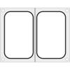 Form matrix for Duni DF10 sealing machine for two trays containers 178x113 mm Hendi 805794