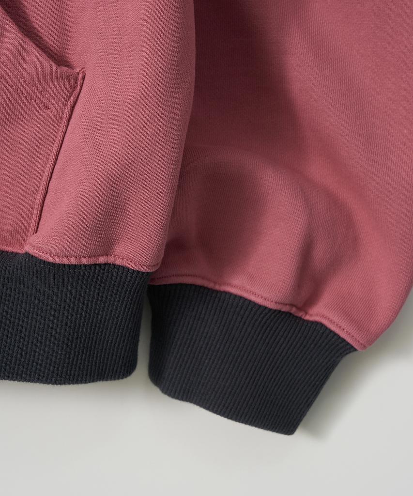 Garments Fab Худи на молнии «Местная знаменитость» (Темно-розовый)