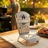 Versatile Grill Accessory for Chicken Beer Can Roaster Rack, Durable Metal Vertical Poultry Stand, Outdoor Kitchen BBQ Supplies Heat Resistant Grills