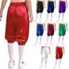 Unisex Kids Medieval Capri Pants Solid Color High Rise Waist Elastic Leg Openings Carnival Cosplay Halloween Costume