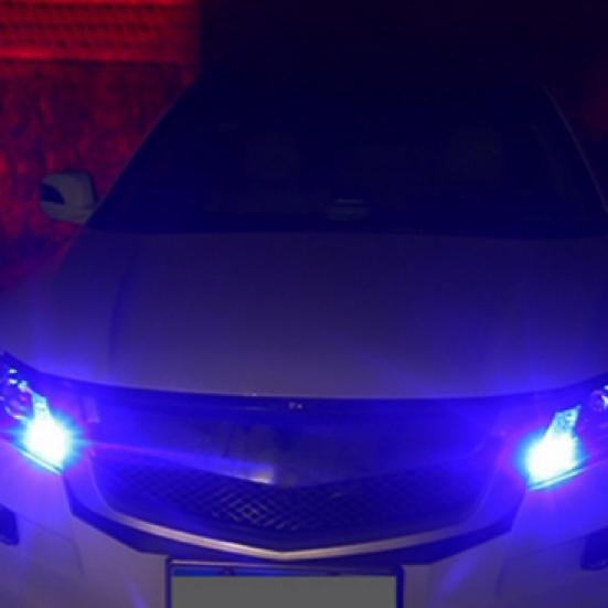 2 шт. T10 автомобильные индикаторы ширины автомобиля COB стекло прозрачные светодиодные лампы