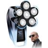 Head Shaver for Men Bold Cordless Facial Wet and Dry Electric Baldness 6 In 1 Rechargeable Travel Hair Shaving Grooming Kit
