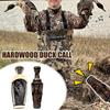 Ручной работы Охотничий манок на утку Свисток Портативный Легкий Деревянный с ручной резьбой Реалистичный звук Открытый Водоплавающая птица Ворона Птица Животное Манок Привлекающий