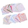 KESYOO Patchwork Fabric Scrap Floral Pure 50 Cotton Cutting Scandinavian Craft Supplies Set, Pattern, 15x15cm, Cotton, Pieces, Fabric, Cloth, Style,