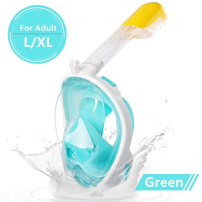 Подводная противотуманная маска для подводного плавания с аквалангом, респираторные маски для подводного плавания, безопасное водонепроницаемое оборудование для плавания для взрослых и детей