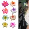 Женская маленькая заколка для волос с цветком, заколка для волос, реалистичная форма цветка, градиент, детские волосы, фиксированный инструмент для украшения волос