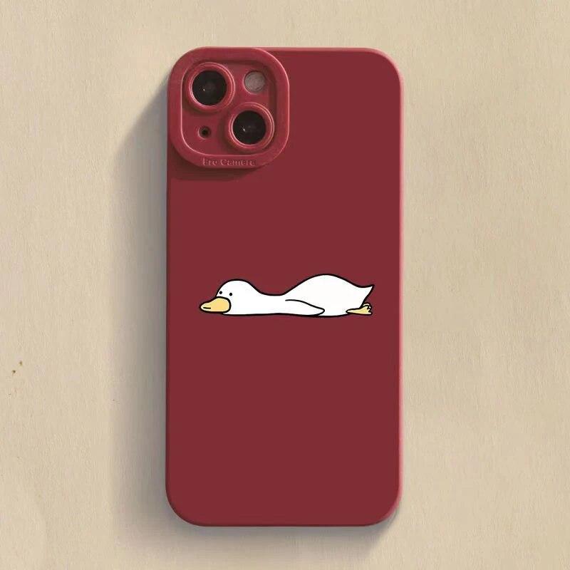 Animation Fashion Soft Lovely Phone For Iphone 14 11 Plus Mini 12 Max 6 XS 7 X 8 13 Pro 6s XR Silicon Straight TPU Case Cover