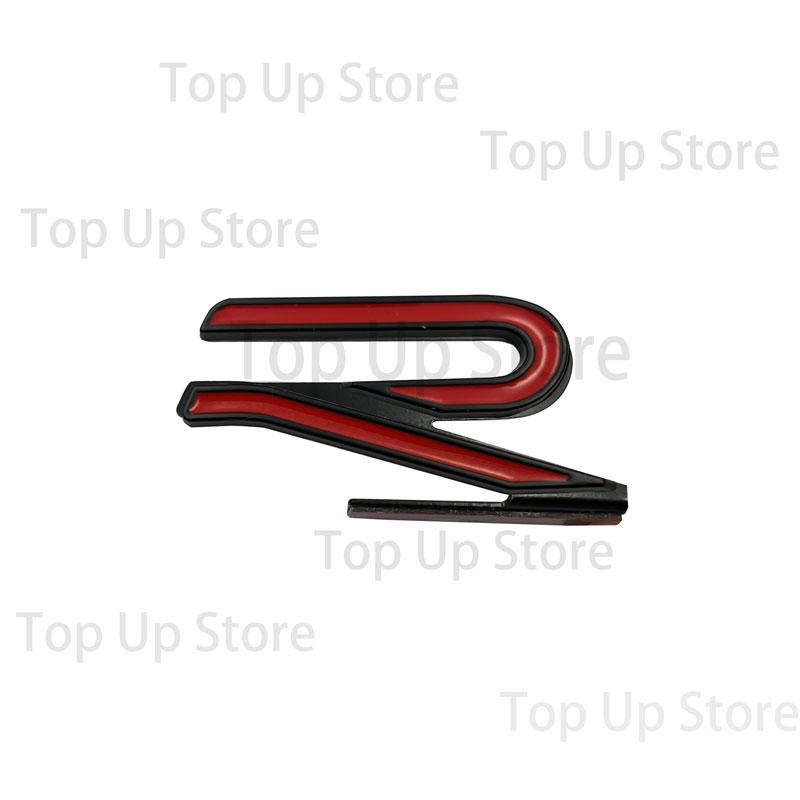 1 шт. 3D Металлическая эмблема с логотипом R, наклейка-значок на решетку радиатора автомобиля для VW CC Rline Polo Golf MK8 Touareg Passat Magotan Аксессуары