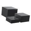 3 Pieces Buffet Riser Food Display Stand Cube Nesting Acrylic Cake