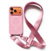 Чехол-кошелек на ремешке через плечо Для iphone 17 Air 16 15 14 13 12 Mini 11 Pro Max Plus Для Magsafe Силиконовый Мягкий Магнитный Задний Чехол