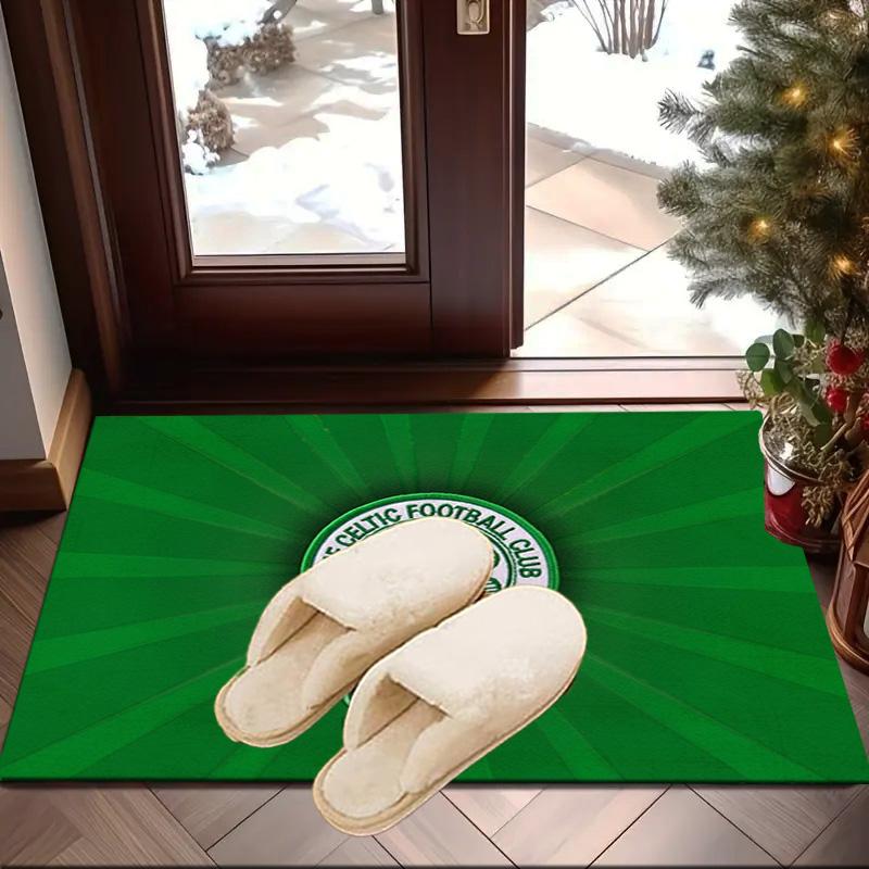 Cel-tic Football Club Crest Printed Area Rug for Office, Chair Rug, Decorative Carpet Floor Mat, Large Size Fan gifts Christmas gifts