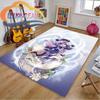 Обои для рабочего стола Cartoon Adventure game carpet3D Print Genshin Impact Floor Mat Living Room Carpet Soft Flannel Play