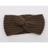 Winter Warmer Ear Knitted Headband For Women Crochet Bow Wide Stretch Hairband Headwrap Hair Accessories Lady Turban