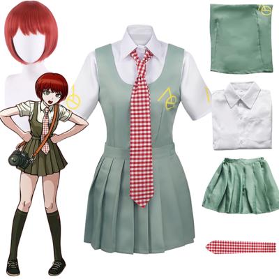 Аниме Danganronpa Koizumi Mahiru, японская униформа моряка, парик с рубашкой, жилетом, юбкой и галстуком, рождественские карнавальные костюмы для вечеринки