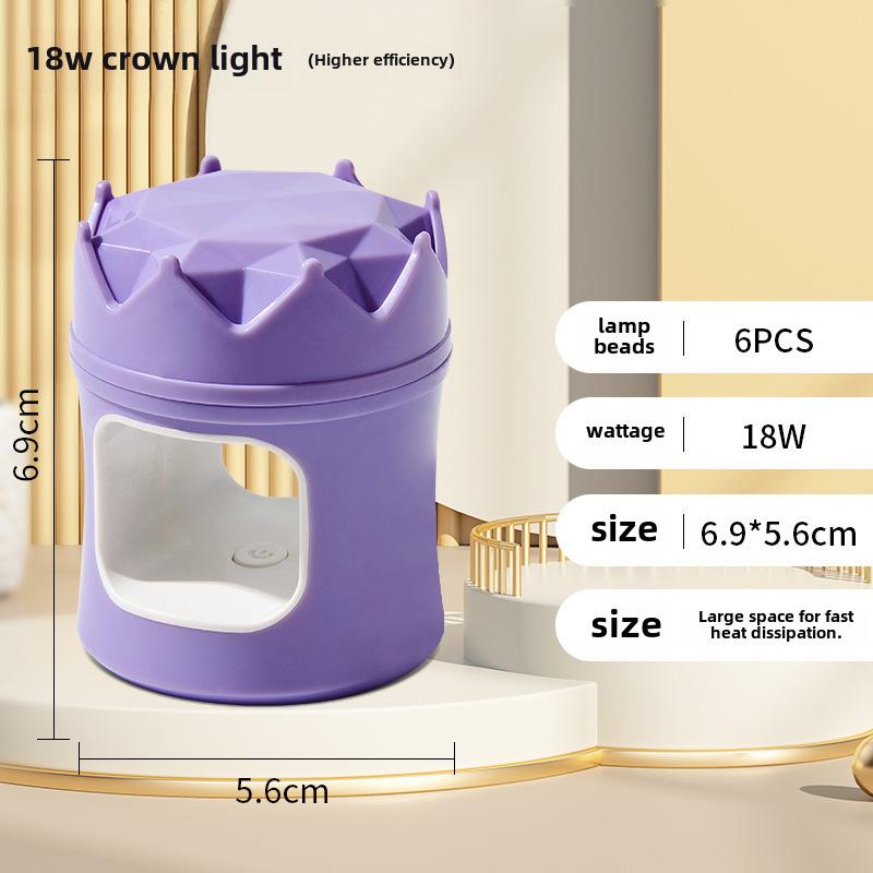 Портативная мини-лампа для отверждения ногтей - быстросохнущая ручная терапевтическая лампа