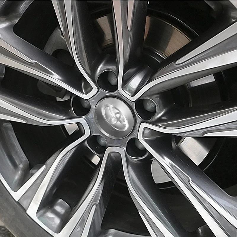 Эмблема наклейка на колпак ступицы колеса автомобиля 56 мм для Toyota C-hr Prado Rav4 Yaris Hilux Prius Avensis Corolla Camry