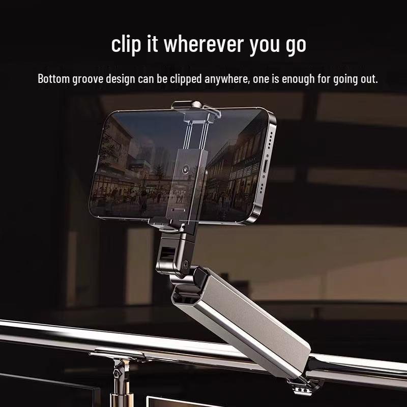 Portable Folding Rotating Phone Holder for Travel & Home