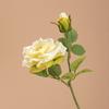 Faux Flower Attractive Easy To Care Lightweight Great 2 Heads Fake Rose Flower Decoration for Household
