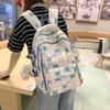 Школьная сумка женская корейская версия нового рюкзака большой емкости с мультяшным принтом для старшеклассников студентов колледжа свежая сумка через плечо