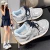 2025 лето и осень универсальная мода корейская версия повседневных новых кроссовок Форрест Гамп женские удобные сетчатые дышащие мягкая подошва спортивная обувь т