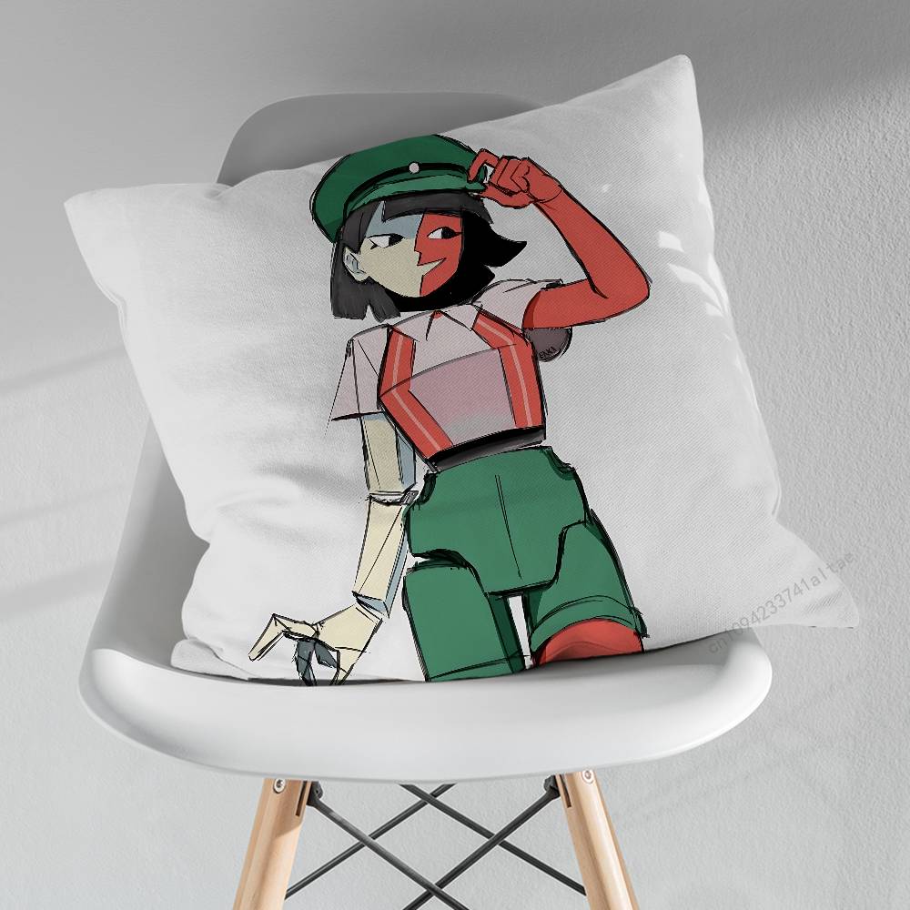 EENA Game DDream BBBQ Pillowcase for Sofa Room Office Decor Printing Merchandise AllMatch Cushion Cover