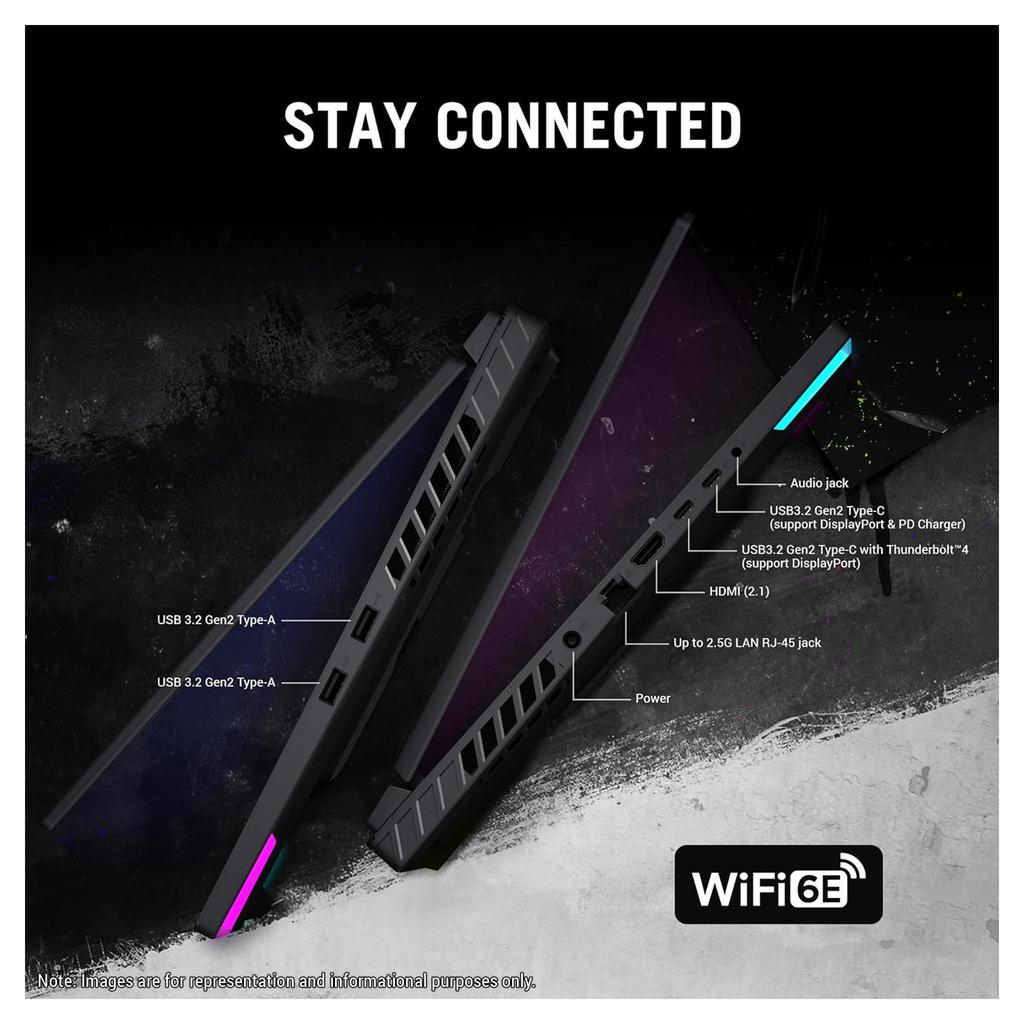 Asus Беспроводная игровая клавиатура ROG Strix Scope II 96 RX, черная раскладка, оптический переключатель клавиш, беспроводное USB-подключение, Bluetooth, многофункциональное управление, тихая работа