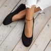 Elastic Knitting Flats Slip On Shoes for Women Summer Breathable Soft Loafers Woman Lightweight Casual Shoes Mom Moccasins