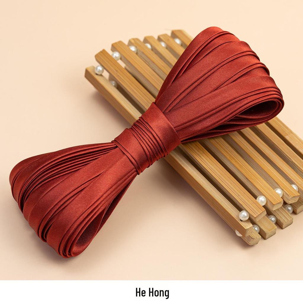 Hengmeihe Cheongsam 1 см кант отделка: Лента для подгибки под шелк, сложенная вчетверо, не требующая глажки