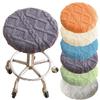 Утолщенная чехол-накидка на круглый барный стул Растягивающаяся подушка для стула Новая чехол-накидка на круглый стул