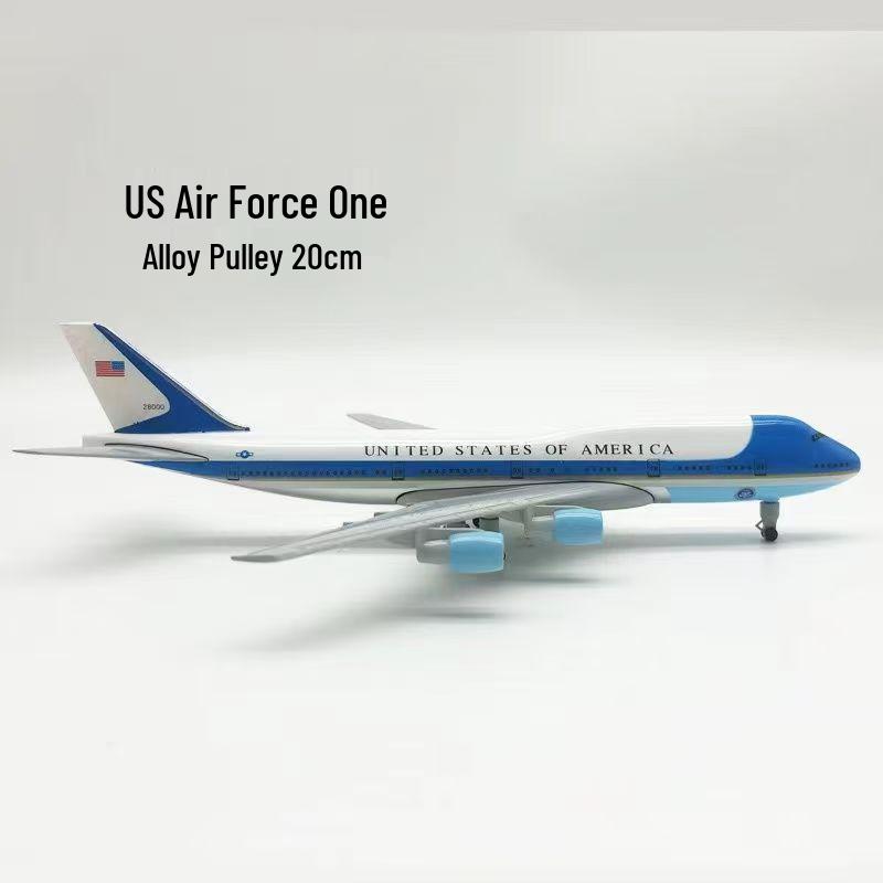 Модели из сплава президентских самолетов: ATR FK50, C919, A350, B747, A320, A330, A380