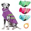 Куртка для собак с высоким воротником Светоотражающее зимнее пальто для собак Теплая водонепроницаемая ветрозащитная куртка для домашних животных Одежда для собак в холодную погоду для маленьких, больших и средних собак