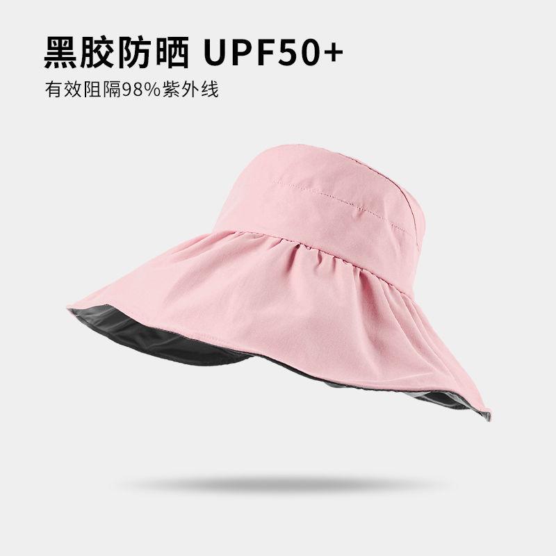 Весенне-летняя виниловая шляпа от солнца с широкими полями UPF + УФ-защита Регулируемый по окружности головы ремешок на липучке шляпа для защиты от солнца