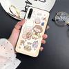 Cartoon Cute Duck Rabbit Case For Samsung Galaxy A52 A70 A71 A73 A53 A13 5g A03 A72 A22 A21s A03 Core A42 Tempered Glass Cover