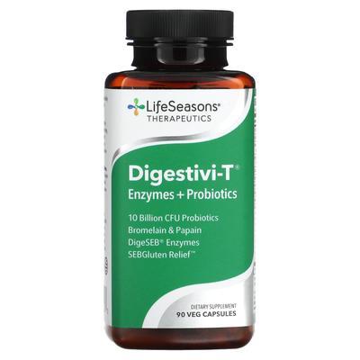 Digestivi-T, Ферменты + Пробиотики, 90 Вегетарианских Капсул