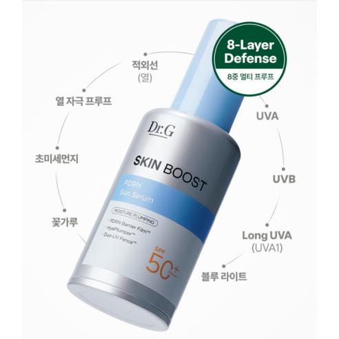 Dr.G Skin Boost PDRN Sun Serum SPF50+ PA++++ Hydrating UV Protection 50ml