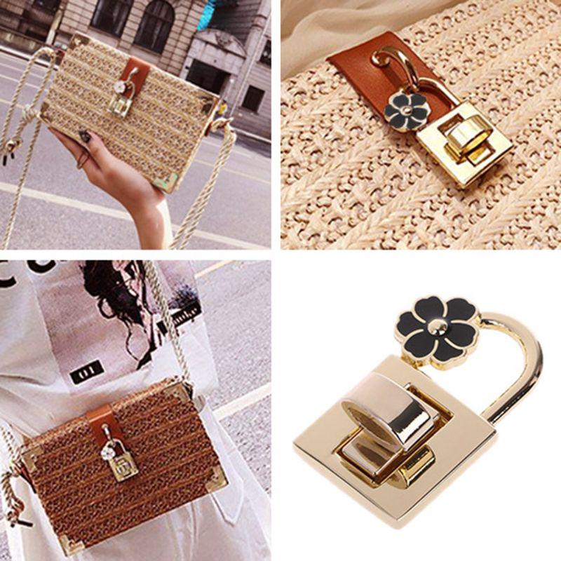 Metal Clasp Turn Lock Twist Locks for DIY Handbag Craft Bag Purse Hardware