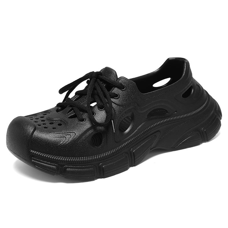 Мужская модная повседневная обувь, летние сандалии, мужская и женская спортивная обувь с перекрестными шнурками, нескользящие тапочки, мужские сандалии для улицы