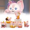 Adorable 6 Piece Lina Bell Cute Fox Pvc Figurine Set For Car Decor And Collectibles