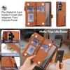 For Samsung Galaxy Z Fold 8 Ultra Fold 8 Wallet Case Detachable Magnetic Phone Cover Wrist Strap Lanyard & Crossbody Lanyard