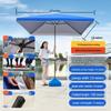 Gureide Outdoor Rectangular Patio Umbrella