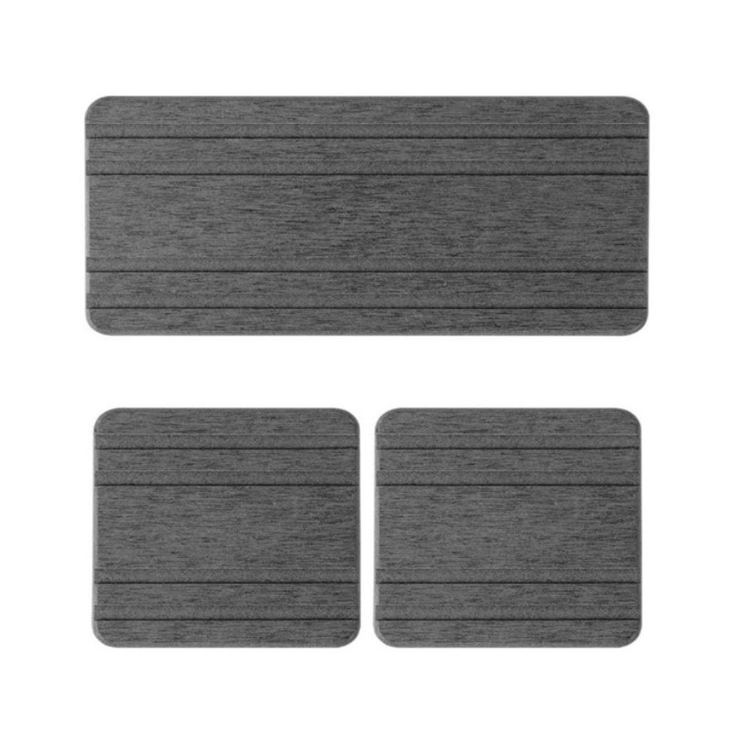 Набор быстросохнущих диатомитовых подставок для кухонных и ванных поверхностей