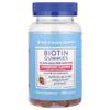 Biotin Gummies, Strawberry Flavor, 10,000 Mcg, 120 Gummies (5,000 Mcg Per Gummy)